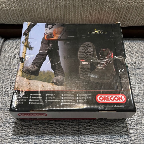 NWT Oregon Boots, Leather Chainsaw Na, Si #295450-8 - Picture 2 of 8